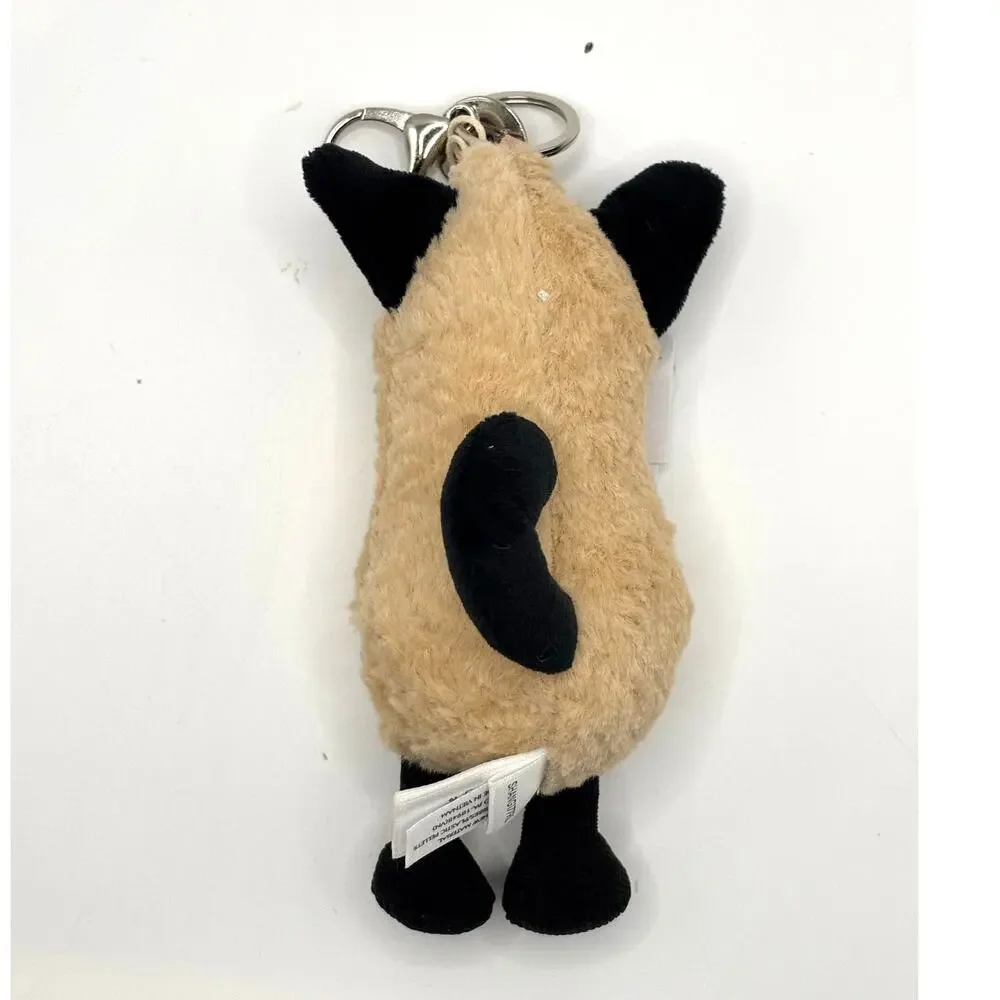 Cute Cat Nut/Peanut Inspired Bag Pendant/Keychain Decoration Toy - New Plush